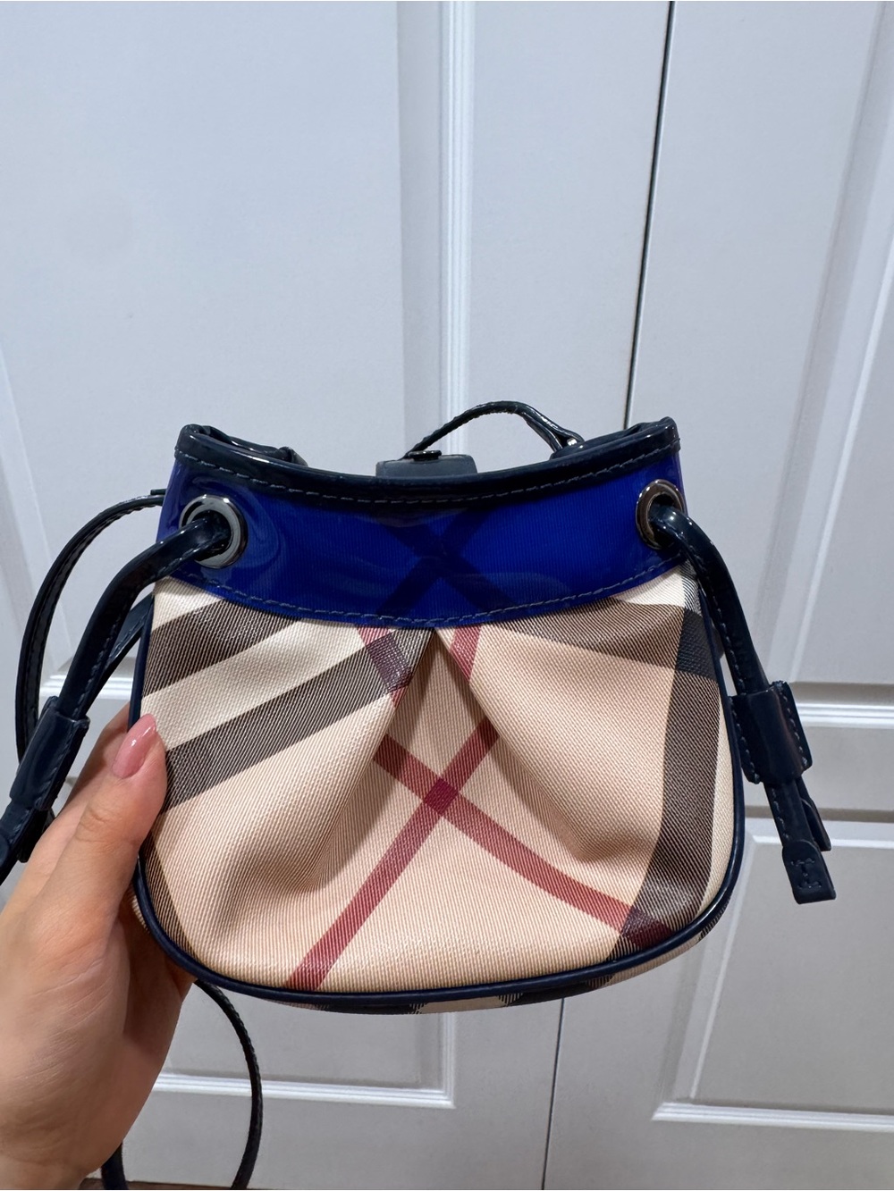 Burberry novacheck crossbody bag